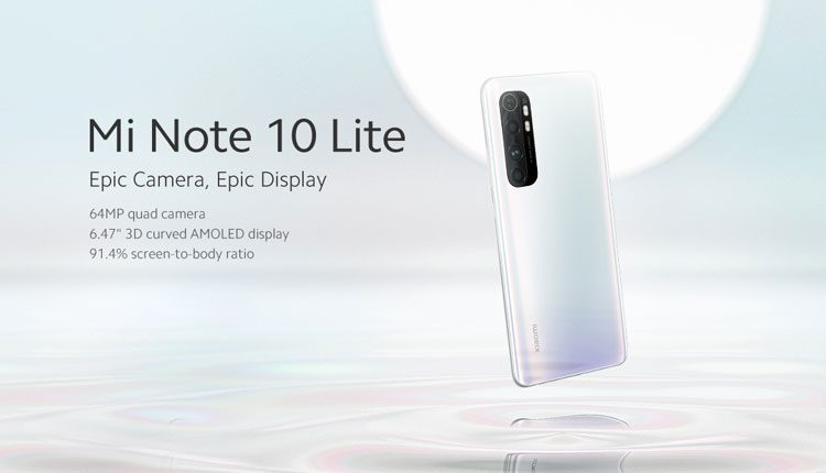 Mi Note 10 Lite Launched with 6.47 OLED Display & 64MP ...