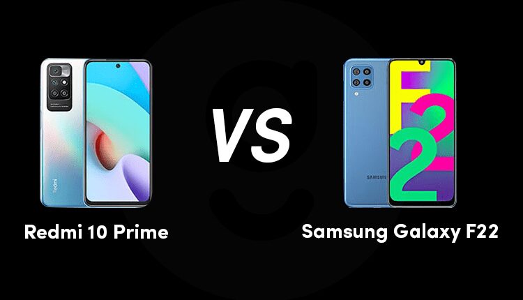 samsung f22 vs redmi 10 prime